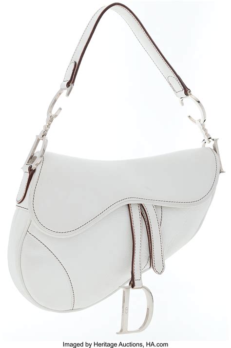 christian dior saddle bag silver hardware